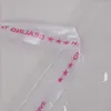 Presentförpackning 100st Clear Self-Hehesive Påpa Självstörande små plastförslutningsbara påsar för Candy Sundries Packing