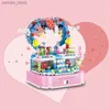 Block 363 st City View Rotating Music Box Buildblocks Dream Wedding Figures Bricks Toys For Girls Valentine's Day Gifts R231208