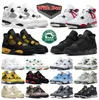 4S Jumpman 4 Pink Thunder Basketball Shoes Men Women Culfur Culfur Whith Black and Yellow Thunders Cats Purple Oreo Cacao Wow J Balvin Mens Sneakers Low Sport