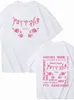 Mężczyzn Stuby 2023 Melanie Martinez Portale Modna krawat bar barwnik T -koszulka harajuku hip hop mężczyzn Kobiety krótkie rękawe T Shirt 230703