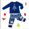 Trajes a juego para la familia Conjuntos de pijamas navideños rojos Padre Madre Hija e hijo Pijamas Ropa de Navidad para niños 231207