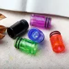 Driptip a spirale colorata EGo AIO 510 Driptips elicoidali Accessori per fumatori di alta qualità Bocchino per flusso d'aria ZZ