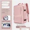 Laptop Cases Backpack Waterproof Travel Large Capacity Lightweight Mti-Functional Suitcase Ipad Shoes Short Trip Bag Drop Delivery Com Dhuxz