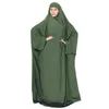 Roupas étnicas Muçulmano Modest Overhead Jilbab Oração Islâmica Vestuário Médio Oriente Serviço de Adoração Com Capuz Abaya Eid Ramadan Vestido Robe