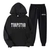 2024 Trapstar Mens Sportswear Set Mens Women Designer Hoodie High Quality Clothing With Pants Mens Trapstar Rainbow Color Embroidery Shooter Tech Wool Tracksuit