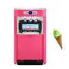 Commercial Soft Serve Ice Cream Maker Electric LCD Panel Three Flavors Ice Cream Making Machine 110V 220V