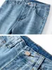 Women's Jeans High Waisted For Women Stretch Straight Pants Vintage Korean Casual Streetwear Y2k Fashion Nine-point Trousers
