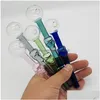 Rökande rör tillverkar Colorf Skeleton Glass Pipe Medicine Spoon Oil Drilling and Production Accessories Delivery Drop Home Garde Dhnm3