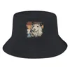 Berets Bucket Hat Hamster Cage Men's Women's Fisherman Cap Hip Hop Beach Sun Fishing Hats