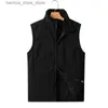 Mäns västar Autumn Winter Casual ärmlös jacka Män varm fleece herr västjacka 8xl svart tjock ärmlös mäns väst sammet ull gilet q231208