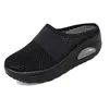 Slippers Women Wedge Slippers Slippers Premium Vintage Anti-Slip Nasual Platform Retro Shoes بالإضافة