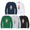 Erkek Hoodies Laurens Bear Sweatshirts Turuncu Hoodie Polo Sweater Tasarımcı Erkek At Moda Polo Terzo Seti Ayı Baskı Lawrence Pamuk Sıradan Waterpolo VM95