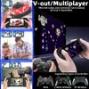 X55 Handheld Game Console 5.5-calowe przenośne retro wideo ręcznie held gier do graczy RK3566 klasyczny system odtwarzania 16 GB+128 GB Czarny