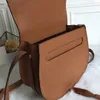 Original av hög kvalitet Marcie Woody Saddles Bag designer Bag Luxury Handbag Classic Flip Bags Women Tote Cowskin Leather Hobo Classic Messenger Shoulder Bags
