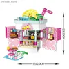 Bloki Loz Mini Building Bloks Zespół zabawek Park Park DIY Street Street Strape Edukacyjne prezenty 3D dla chłopców i dziewcząt R231208