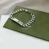 Nuevas pulseras de diseño chapadas en plata para hombre y mujer, pulsera con dijes para parejas, Eotkp