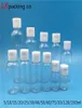 50 pcs 60 100 150 ml Empty Transparent Plastic Pack clamshell water Bottle Crystal Clear Flip Top Cap Packaging mini Containers T24374430