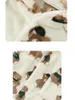 Ręczniki szaty zimowe flanelowe szaty kąpieli Dzieciowe szaty niemowlęta pijamas nocnegownia dla chłopców dziewczęta piżamą 2-9 lat ubrania dla niemowląt 231208