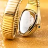 MISS Snake Full Diamond Woman Watch Goud Zilver Armband Lady Fashion Party Dames Quartz Relogio Feminino 231207