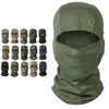 Cycling Caps Masks Multicam Tactical Balaclava Military Full Face Mask Shield Cover Cycling Army Airsoft Hunting Hat Camouflage Balaclava Scarf 231207