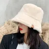 Foux balde chapéu inverno feminino engrossado artificial vison cabelo bege feminino quente senhoras designer fishman fofo pelúcia 2020196f