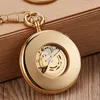 Pocket Watches Luxury Copper Silver Automatic Mechanical Pocket Watch Clock Fob Chain Watch Men Roman Numbers Clock High Quality Pocket watches 231207