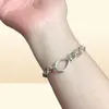 Nova pulseira de nó infinita grossa jóias de garotas de garotas para pandroa 925 Silterling Silver Hand Chain Bracelets com original1147389