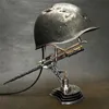 Andra trädgårdsförsörjningar War Lamp minns historia harts Desktop prydnad USB laddningsbord Hemdekorationstillbehör för vardagsrum 231206