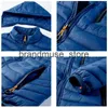 Piumino da uomo Parka caldo giacca da uomo giacca a vento 2023 Nuova primavera autunno Parka con cappuccio moda uomo casual leggero cotone imbottito giacca cappotto maschile J231019