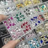 Nail Art Decorations 1Box Planet Cross Nail Charms Jewelry Luxury Nail Parts Gem Stones Crystal Rhinestones Nail Art Decoration Accessories 231207