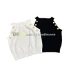 Ruitpatroon Tanks Top Dames Mouwloos Gebreide Tops Effen Kleur Gebreid Vest Designer Ademende Vesten