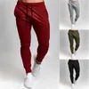 Herenbroek Heren Slanke Jogger met trekkoord Taps toelopend atletisch joggen Hardlopen Gym Workout Joggingbroek Casual Fitness Sport