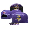 Ball Caps Designer Snapbacks Hats All Teams Logo Embroidery Football Baskball Cotton Letter Closed Mesh Flex Beanies Fisherman Flat Dhi8R