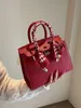 Atacado Top Original sacolas loja on-line High end vermelho saco de casamento luz de noivado bolsa de moda feminina de luxo Com Logotipo Real