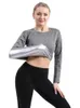 Combinaison de Sauna pour femmes, gilet d'entraînement à la taille, Sweat-shirt chaud, débardeur d'entraînement, modelant le corps, pantalon amincissant