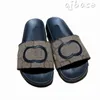 Designer slippers rubber slides sandal flat blooms fashion beach flip flops outdoor bathroom striped summer women men sliders