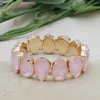 Urok Bracelets Bohemian Colorful Glass for Woman European American Exaggeration Spring Rhinestone Bangle Madera Pulseira