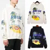 Rhude Hoodie Designer Mens Hoodie Letter Print los