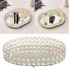 Förvaringslådor Mirror Base Tray Wedding Food Service Jewelry and Makeup Display Board 231208