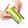 Storage Baskets Vegetables Spiral Knife Potato Carrot Cucumber Salad Chopper Easy Screw Slicer Cutter Spiralizer Kitchen Tools Drop De Otn58