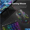 キーボードN M607 RGB WIRED GAMING MOUSE人間工学に基づいたプログラム可能な7つのバックライトモードが最大7200 DPIで、Windows PCゲーマードロップ