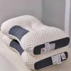 Pillow 3D SPA Massage Pillow Partition To Help Sleep and Protect The Neck Pillow Knitted Cotton Pillow Bedding 230627