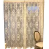 Rideau en Tulle français en Relief, princesse, gaze, dentelle, fenêtre romantique, porte, salon, balcon, Semi-transparent
