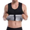 Män Sier Ion Saua Suit Shaper Slimming Pants Midje Trainer Corset Sweat Vest Tank Top Body Shaping Seamless Underwear