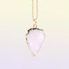 Hele Kristal Natuursteen Hanger Ketting Pijl Healing Crystal Ketting Voor Vrouwen 2020 necklace65440693328184