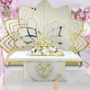 حفلة فاخرة PVC PVC Backdrops Stand for Wedding Events Stage Decoration Props Prods Wedding Stage Layout Dream Flaying Back Drop