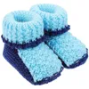 Sandales nées au Crochet, chaussures pour bébé, fournitures pour bébé, tricotées à la main, jolis chaussons tricotés pour nourrissons