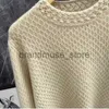 Kvinnors stickor Tees Wool Cashmere tröja Kvinnor 3D tredimensionell ihålig ut rund halshoppare stickad tröja Autumn fynd pris Nytt mode topp J231208
