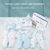 Clothing Sets born Clothes 03612 Months Baby Bodysuit Set Boy and Girl Cotton 162223 Pieces Wiht Gift Box 231207