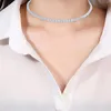 Pendant Necklaces Choker Zircon Necklace Matching Jewelry Girl Clavicle Tennis White Chain Man